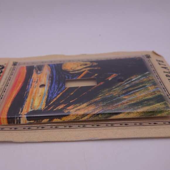 Art Plates Switchplate Single-Gang Switch Plate feat Edvard Munch's The Scream - Picture 13 of 16